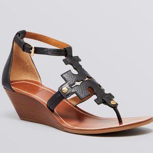 Tory Burch Wedge Sandal - Chandler Logo